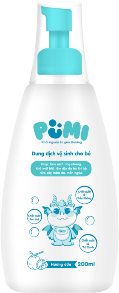 Dung dịch vệ sinh cho bé